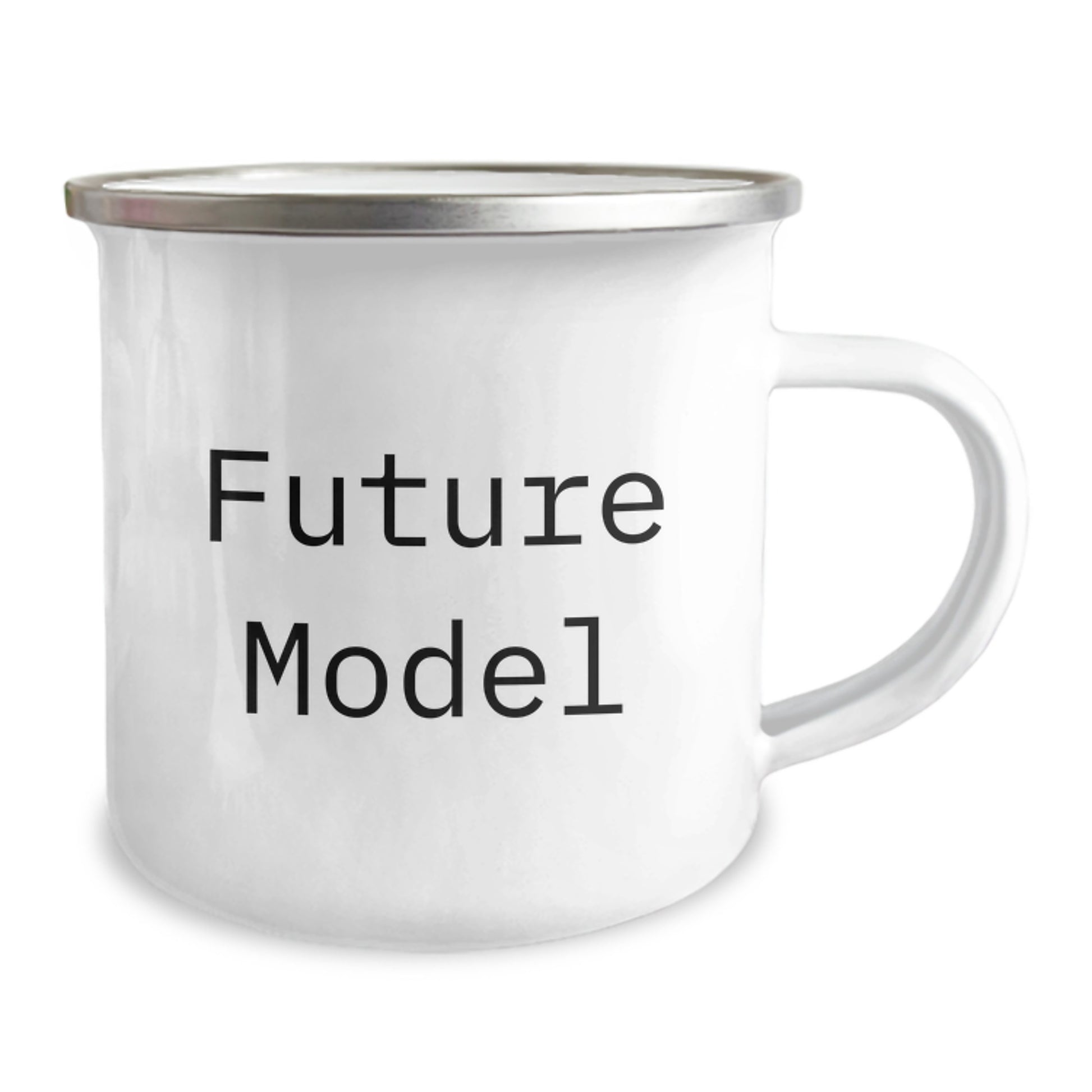 Funny Model Gifts for Graduation - 'You're Not a Model... Yet!' Quote, 12 oz Stainless Steel Camping Mug, Ideal Gifts from Friends or Family - Image 2