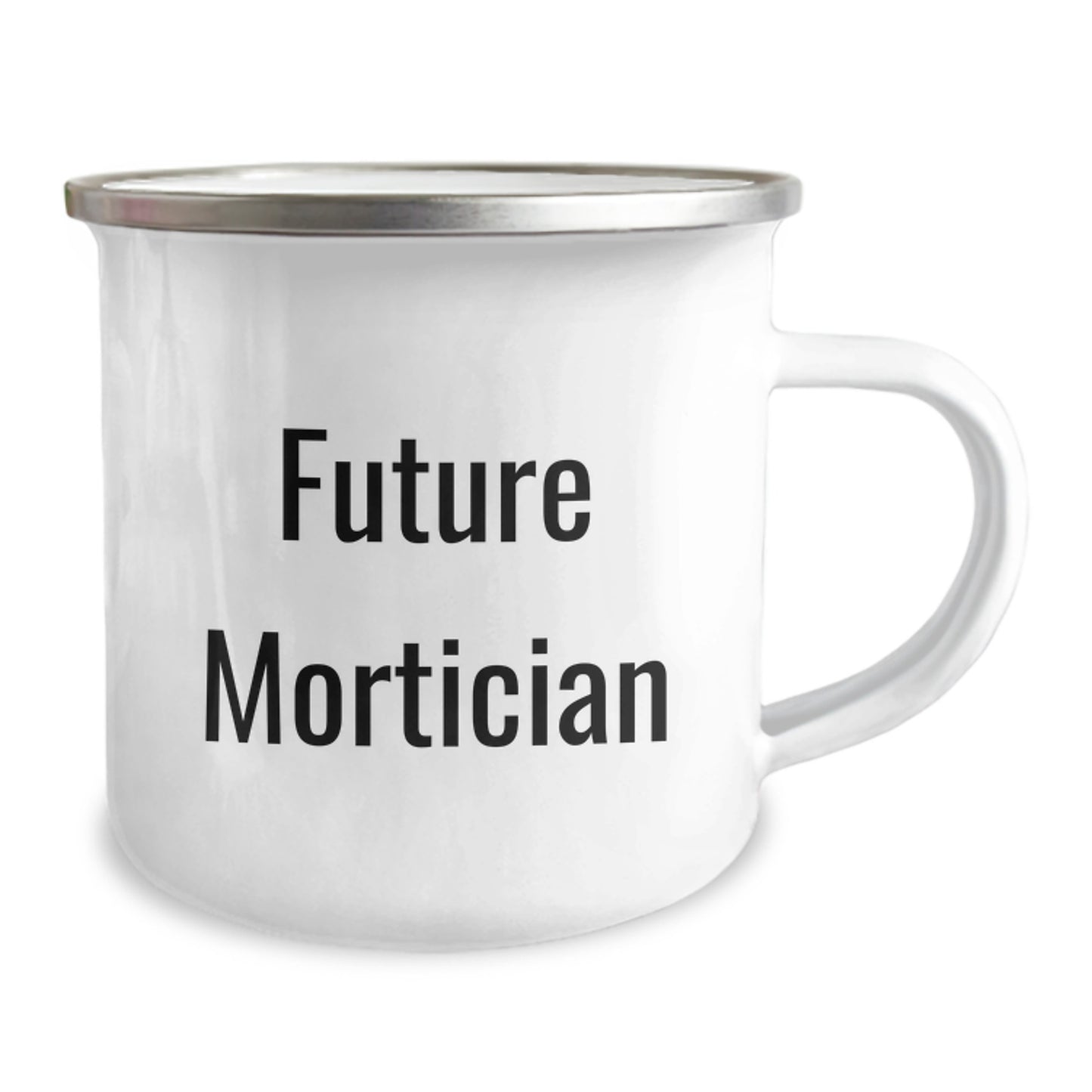 Funny Quote Future Mortician Gifts from Friends and Family, Unique Camping Mug for Mortician at Christmas, Funny Motivational - Image 2