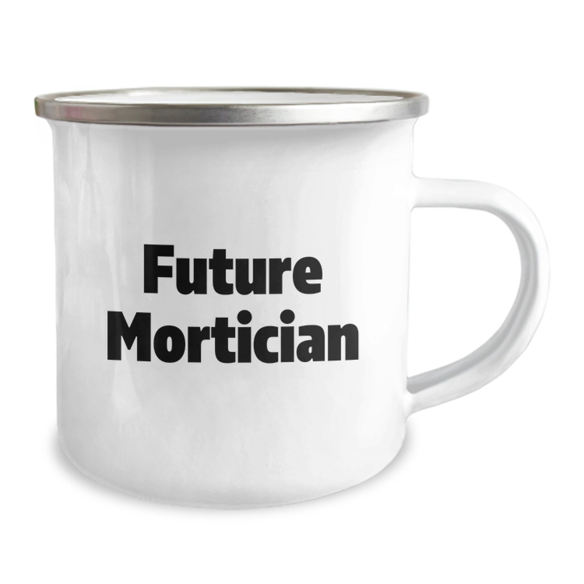 Funny Mortician Gifts for Men from Friends - Future Mortician Camping Mug, Christmas Unique Presents - Image 2
