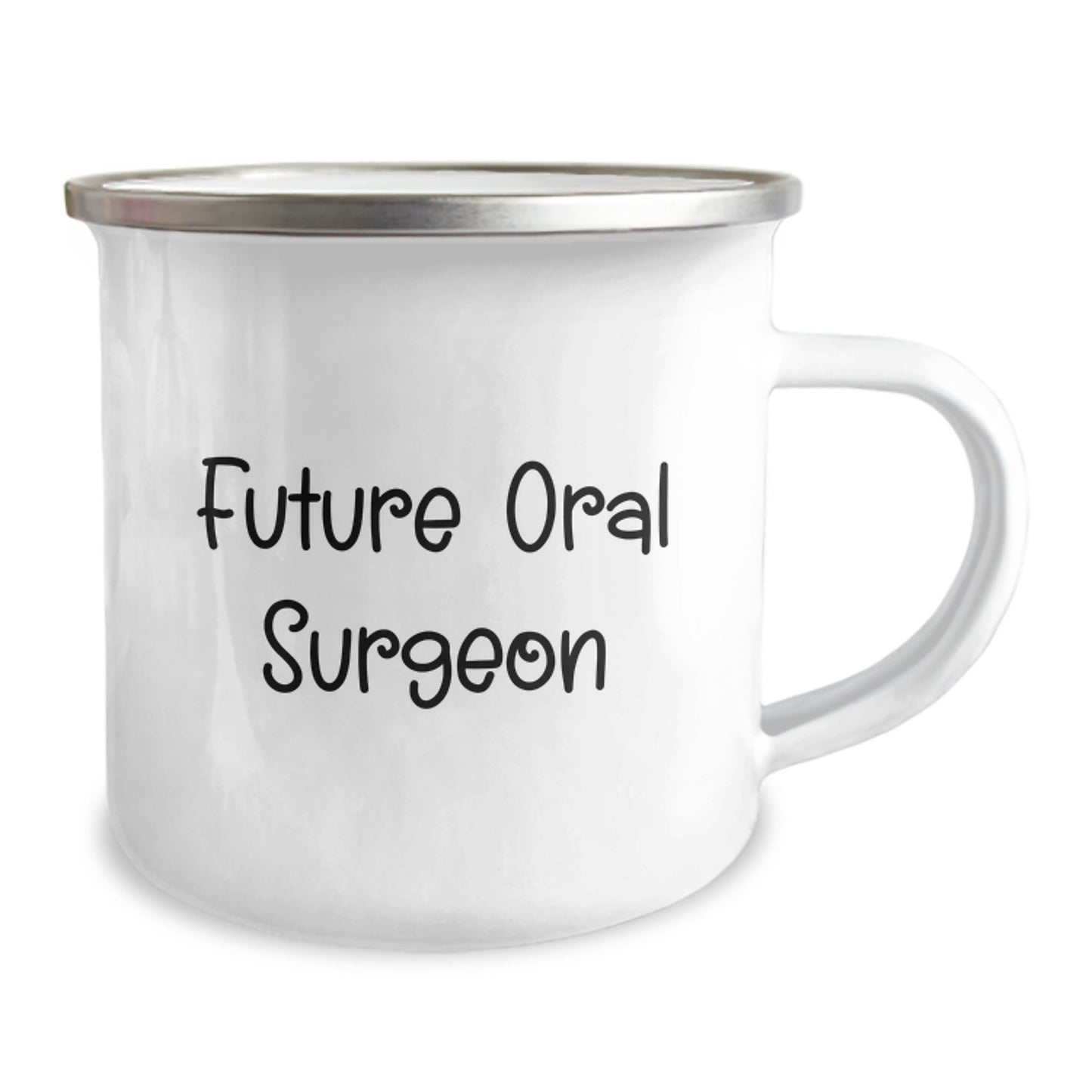 Funny Future Oral Surgeon Gifts from Family for Men Christmas Unique Mugs, Camping Mug with Inspirational Quote - Image 2
