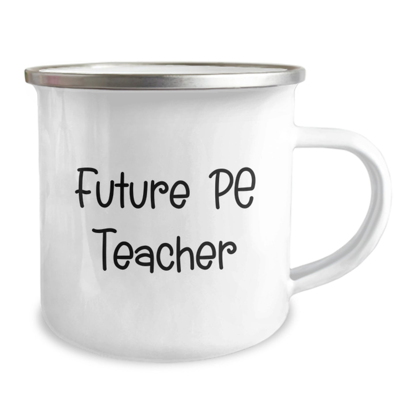Funny PE Teacher Christmas Unique Gifts from Family, Inspirational Camping Mug for PE Teacher Friends, Future PE Teacher Quote - Image 2