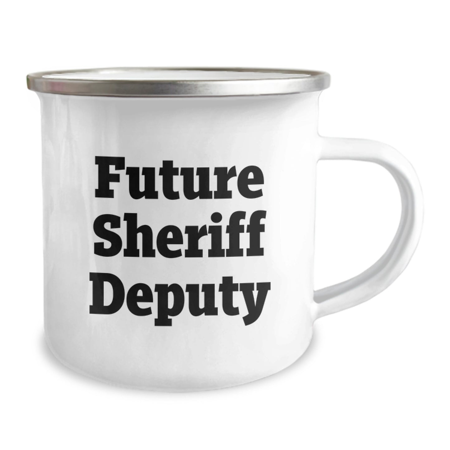 Funny Future Sheriff Deputy Birthday Unique Gifts for Men from Family - Camping Mug - Image 2