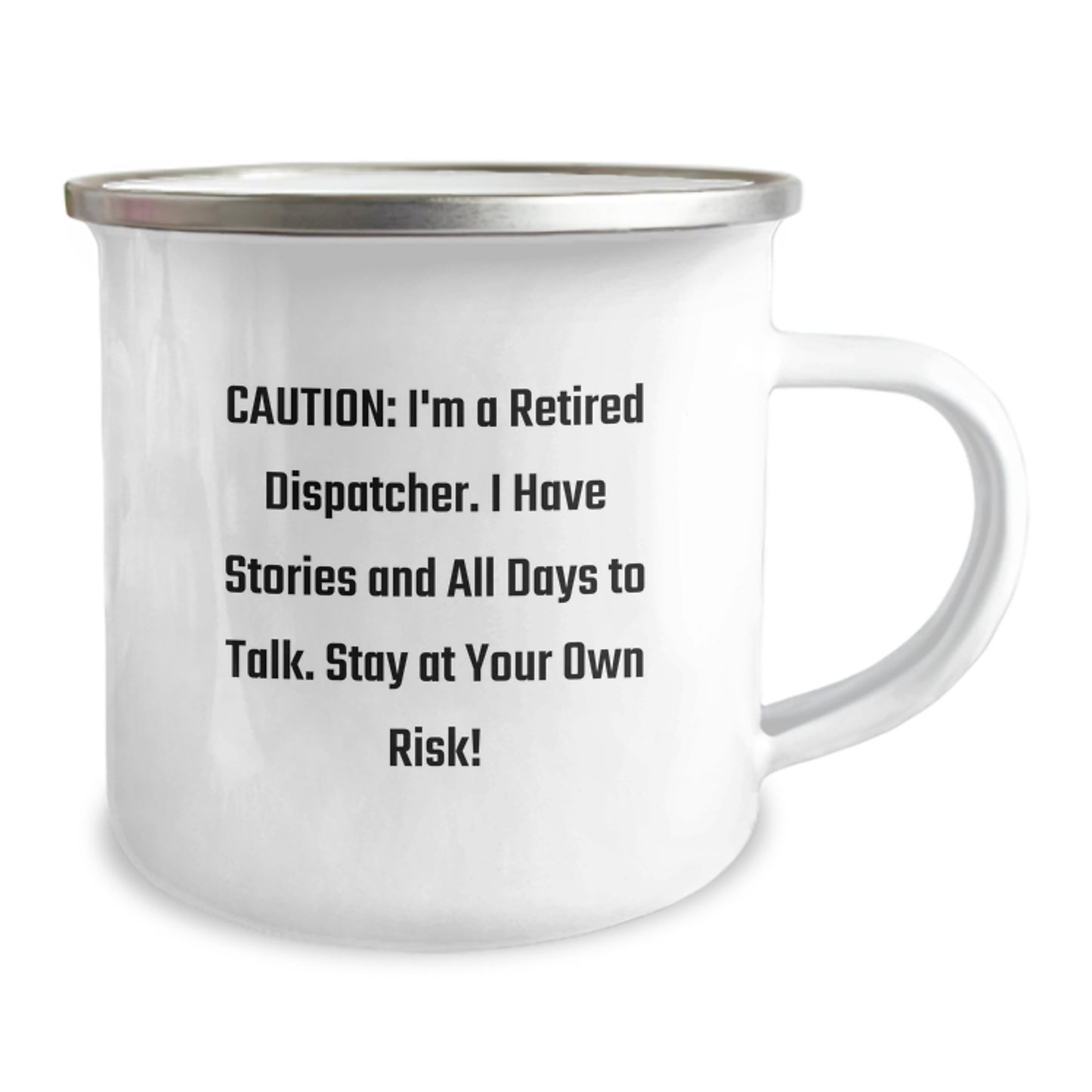 Dispatcher Camping Mug, Funny Gift for Dispatcher Friends, Christmas Unique Gifts from Family, for Dispatcher Men and Women - Image 2