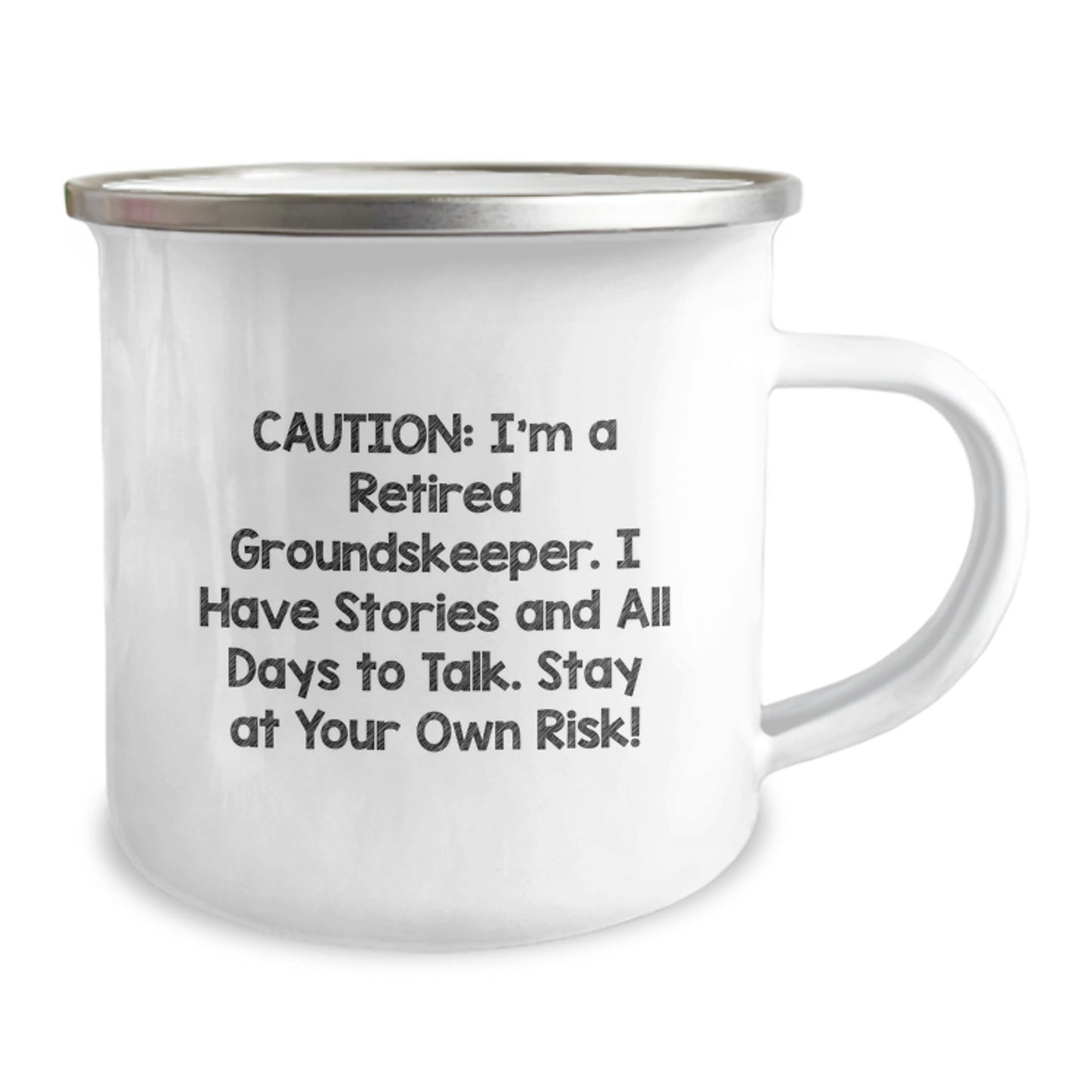 Funny groundskeeper Gifts from Family, Unique Birthday Unique Gifts for groundskeeper Men, Funny Camping Mug - Image 2