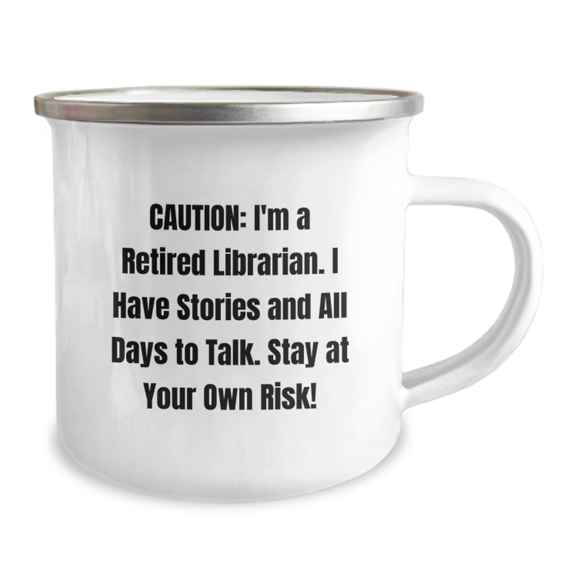 Funny Librarian Quotes Camping Mug Gifts from Friends for Librarian Christmas Unique Gifts - Image 2