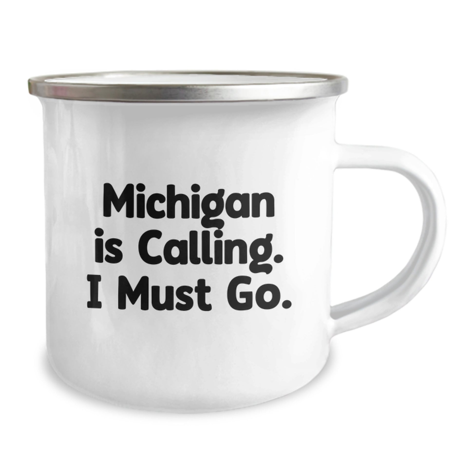 Michigan Camping Adventures Funny Mugs for Friends from Michigan, Great Christmas Unique Gifts for Men and Women, Inspirational Quote: 'Michigan Is Calling. I Must Go.' - Image 2