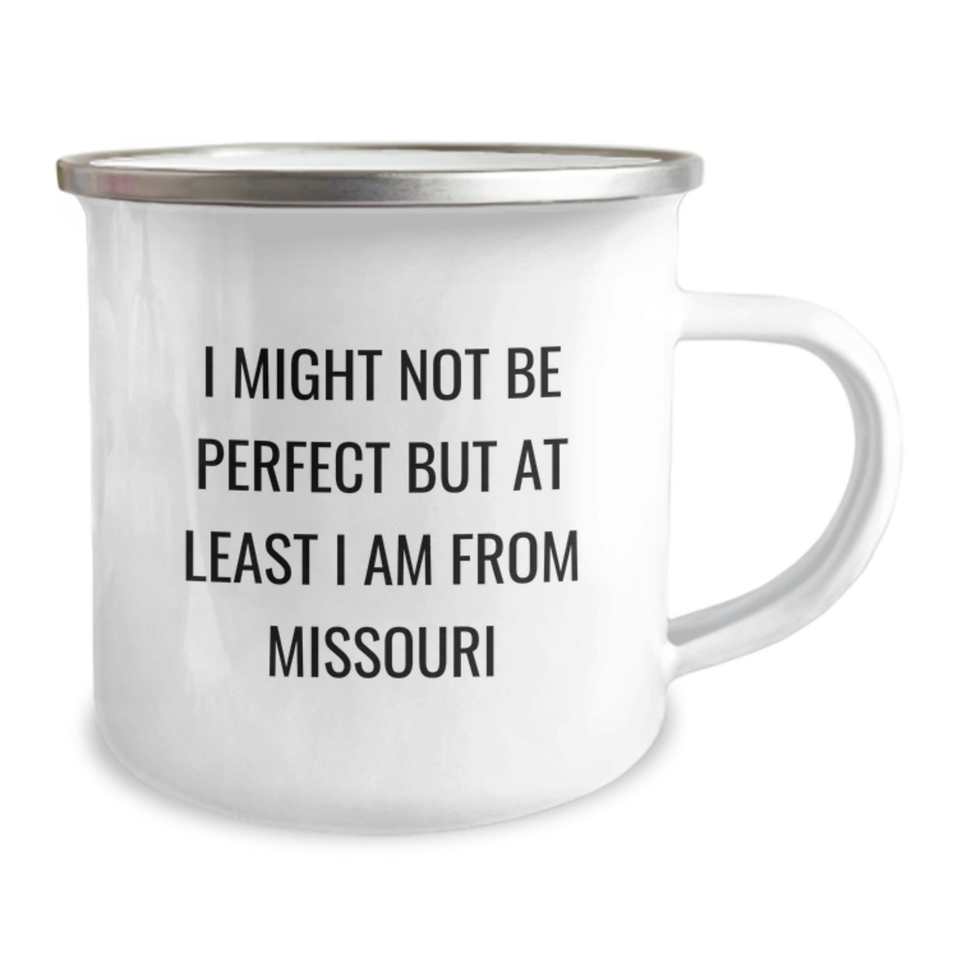 Funny Missouri Gifts from Friends for Men and Women, 'I Might Not Be Perfect' Camping Mug, Unique Christmas Unique Gifts - Image 2