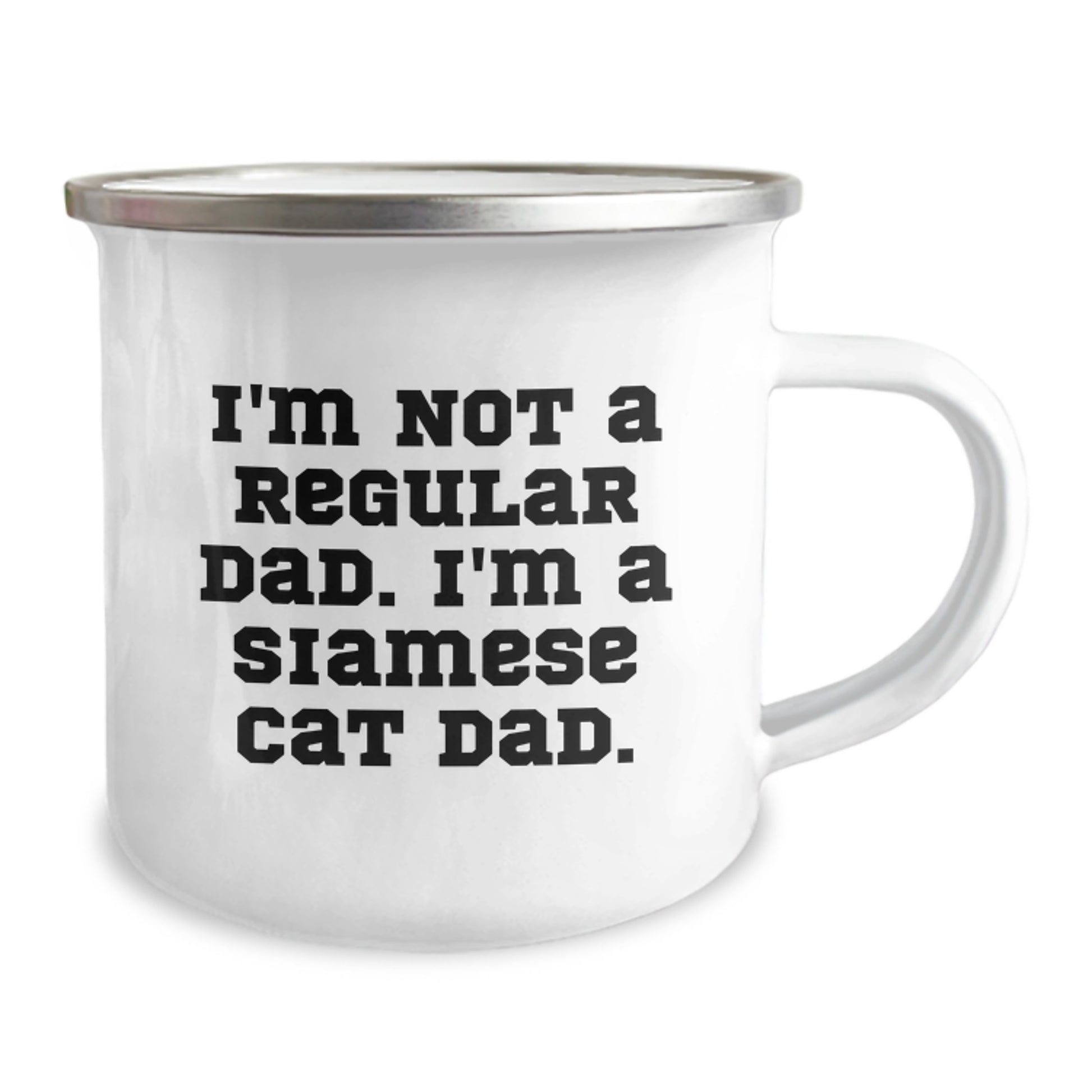 Siamese Cat Dad Funny Camping Mug Gifts for Him from Family, Unique Christmas Unique Gifts, Funny Cat Lover Mug, Funny Men Gifts, Cat Dad Mug, Siamese Cat Enthusiast Mug - Image 2