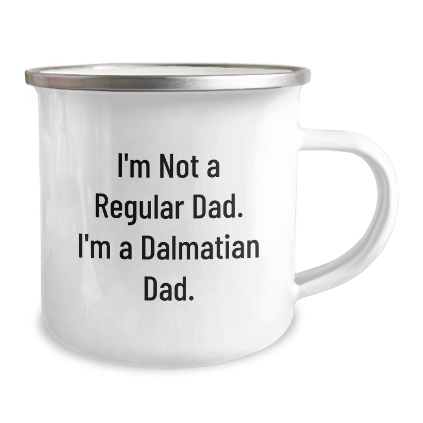 Dalmatian Dog Dad Camping Mug Funny Quote Gift for Dad Birthday Unique Gifts from Family - Image 2
