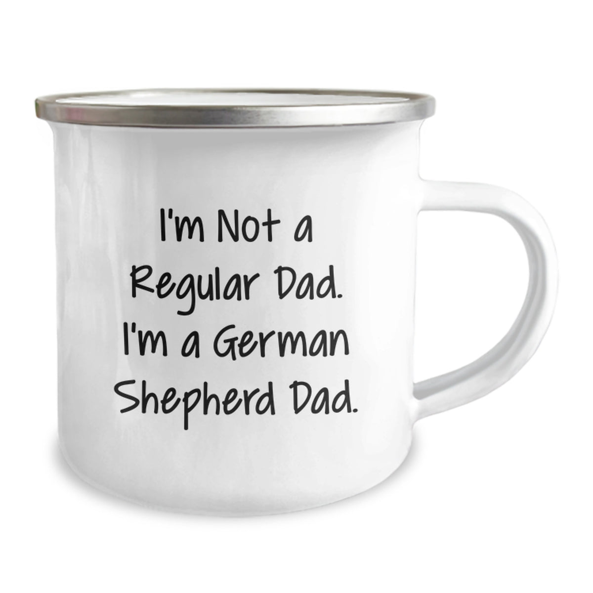 Funny German Shepherd Dog Camping Mug- Gift for Dad from Men- Perfect Birthday Unique Gift for German Shepherd Lover - Image 2