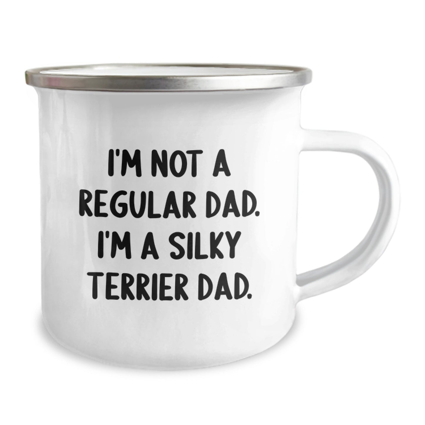 Silky Terrier Dog Camping Mug Gifts from Dad for Christmas Unique - Image 2