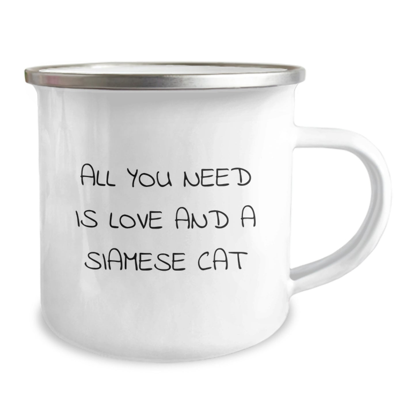 Funny Siamese Cat Camping Mug Gifts from Friends for Siamese Cat Lovers on Christmas - Image 2