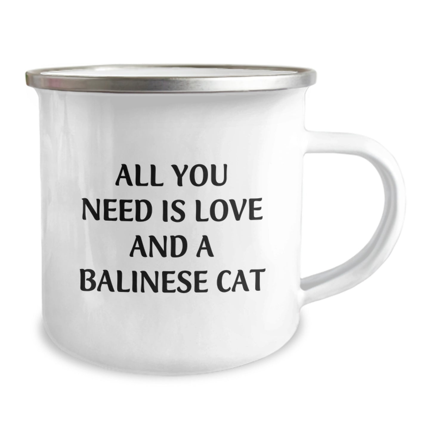 Funny Balinese Cat Camping Mugs, Gifts from Family for Balinese Cat Lovers on Christmas Unique Gifts - Image 2