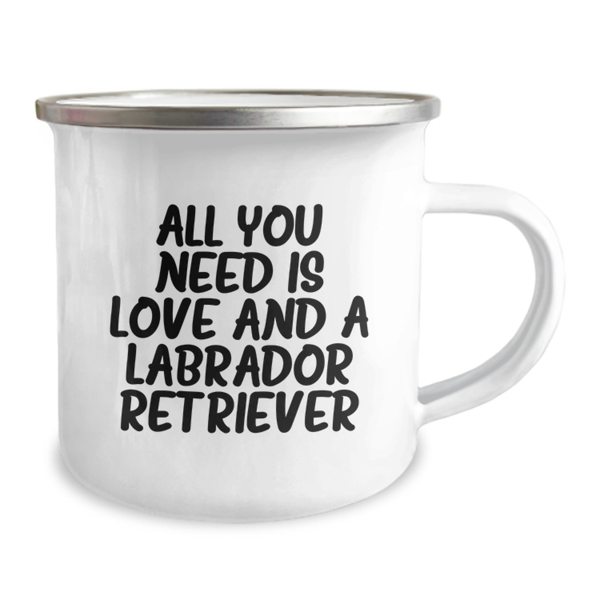 Labrador Retriever Dog Christmas Unique Gifts from Friends - All You Need Is Love And A Labrador Retriever Funny Quote Camping Mug for Men Women Family - Image 2