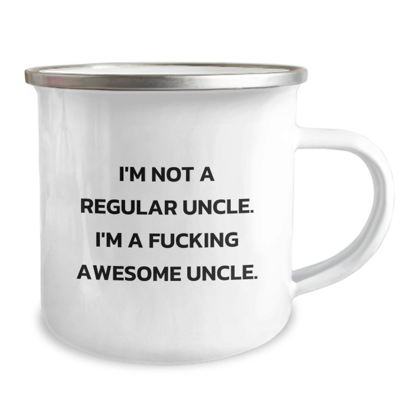 Funny Uncle Christmas Unique Gifts for Men, I'm Not A Regular Uncle, Camping Mug, Unique Gifts from Friends to Uncle, for Uncle's Birthday, Christmas Unique Gifts - Image 2