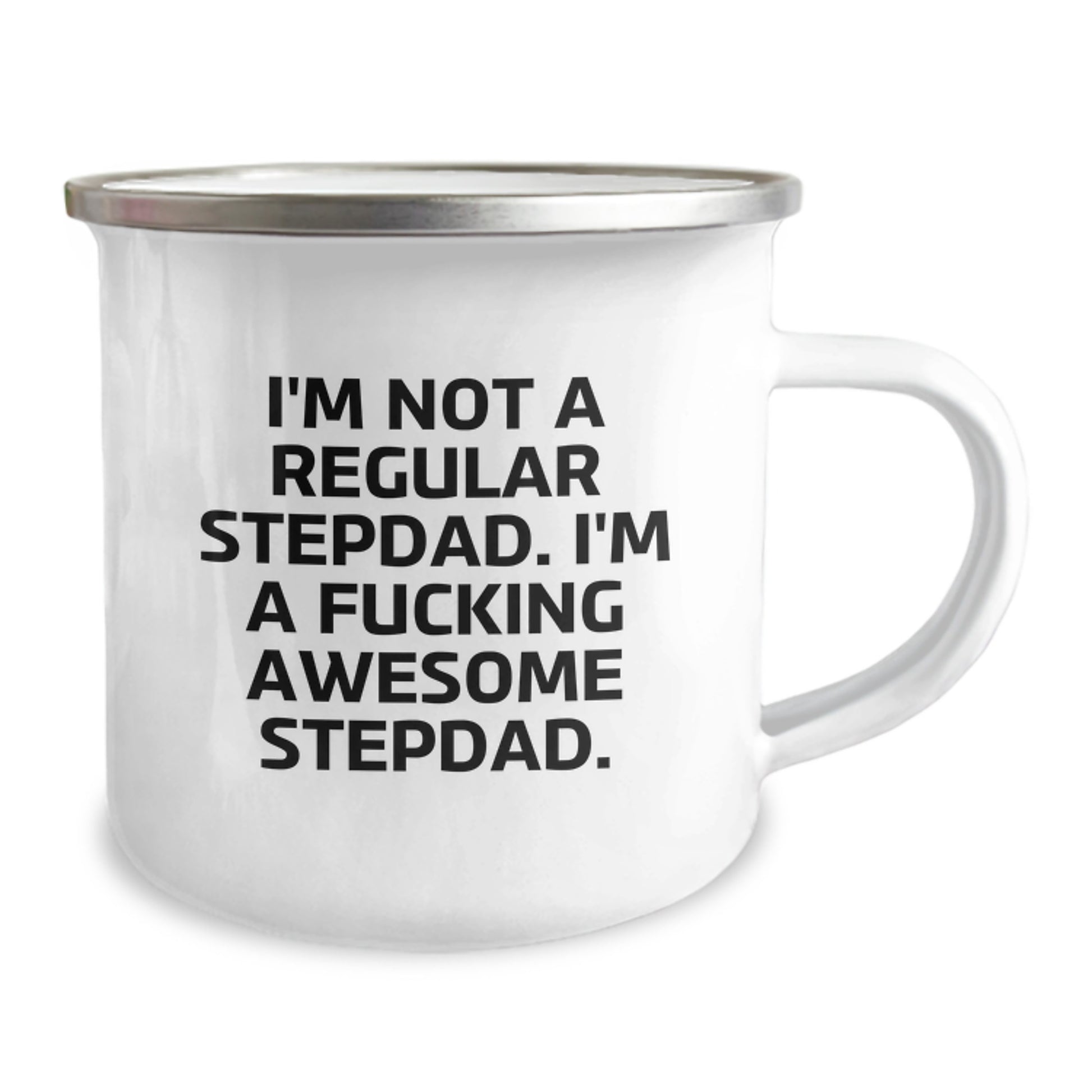 Funny Stepdad Gifts from Family Members for Men - Awesome Camping Mug for Christmas Unique Presents - Image 2