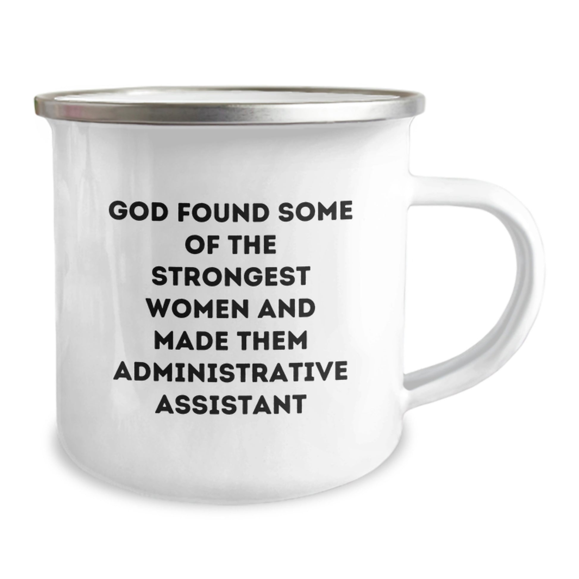 Funny Gifts from Friends for Administrative Assistant Christmas Unique Mugs - God Found Some Of The Strongest Women - Image 2
