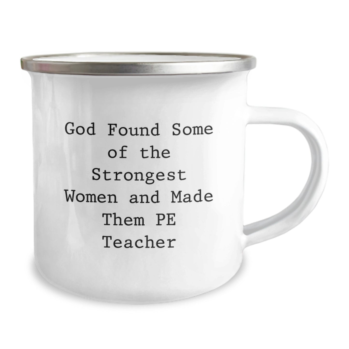 Funny Inspirational Gifts from Men to PE Teacher Camping Mug for Christmas Unique Presents - Image 2