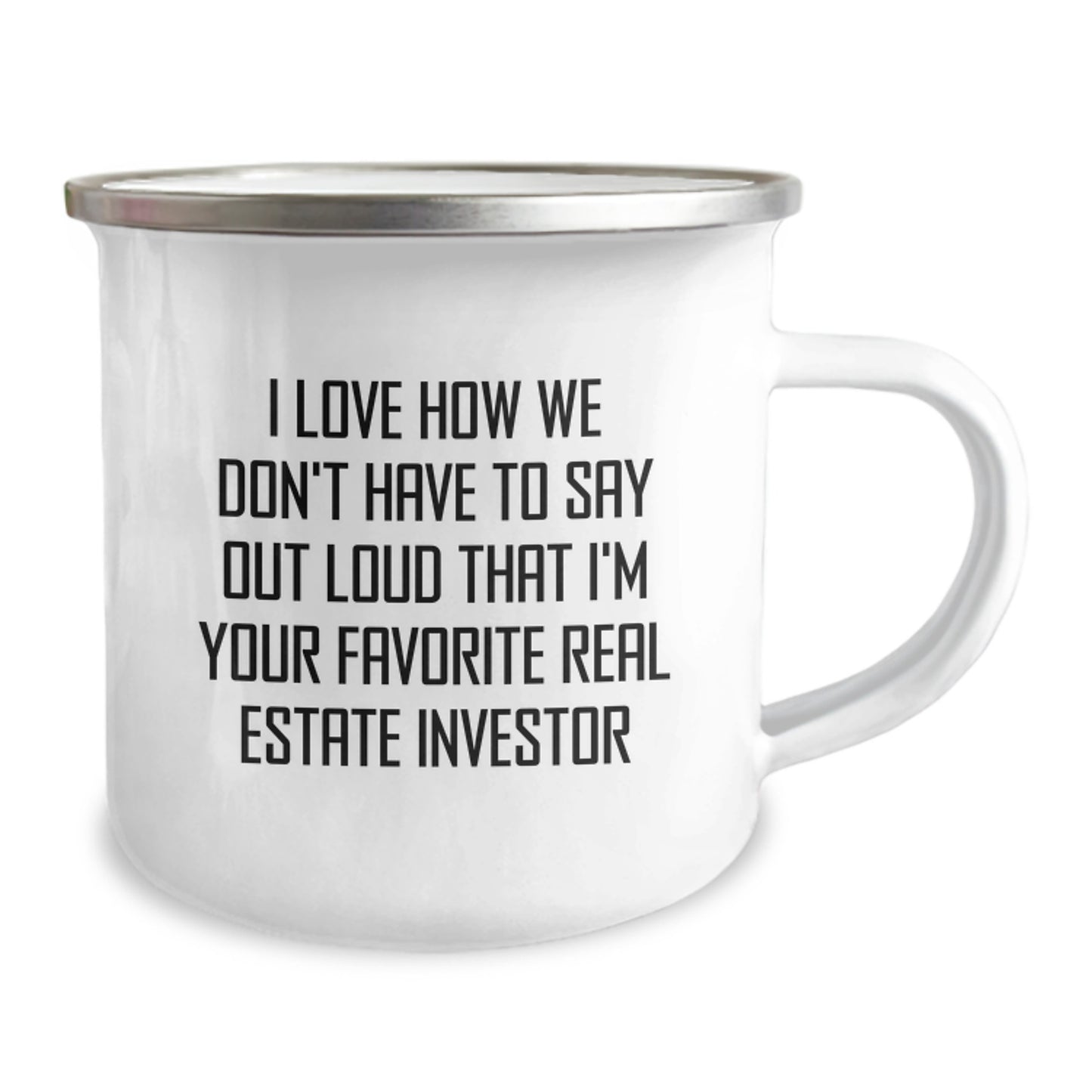 Real Estate Investor Funny Quote Gifts from Friends, Unique Camping Mug for Real Estate Investors, Inspirational Graduation Gifts for Him - Image 2