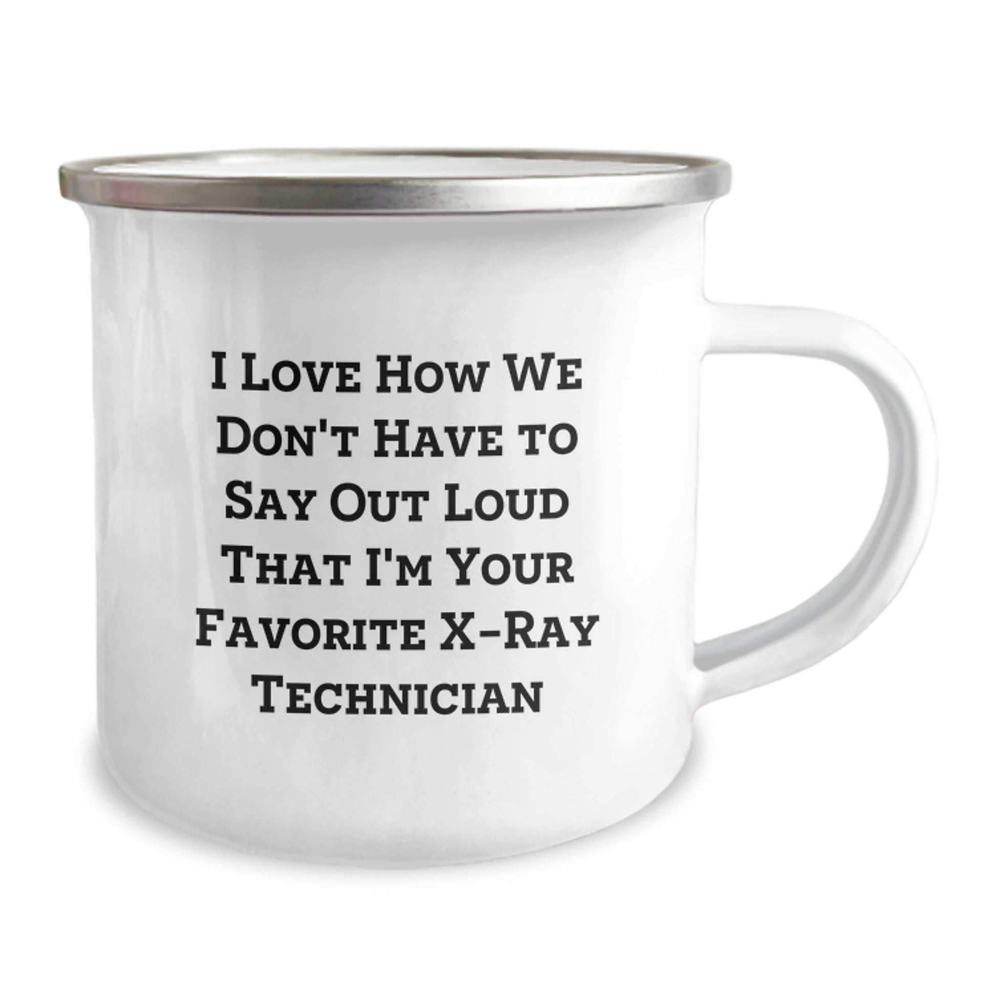 Funny X-Ray Technician Gifts from Friends to Favorite X-Ray Technicians, 12 oz Camping Mug for Graduation - Image 2