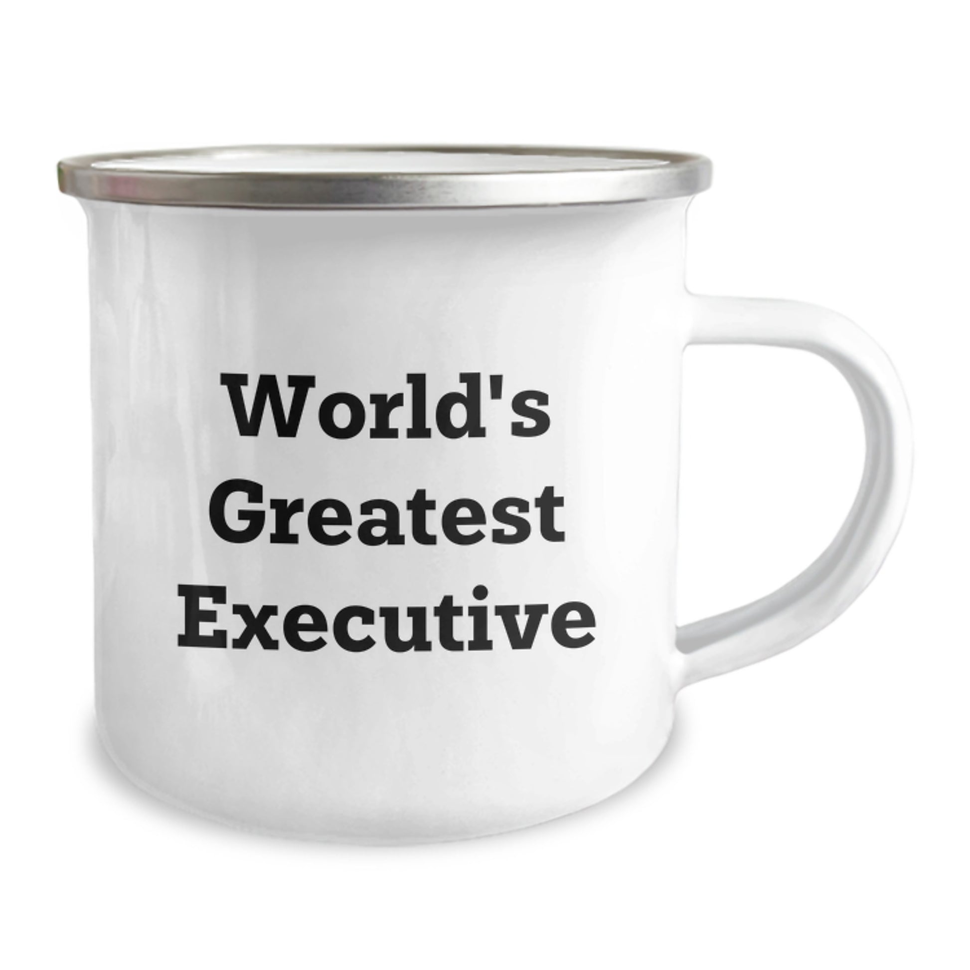 Funny Executive Gifts from Friends for Dad on Father's Day - World's Greatest Executive Camping Mug - Image 2