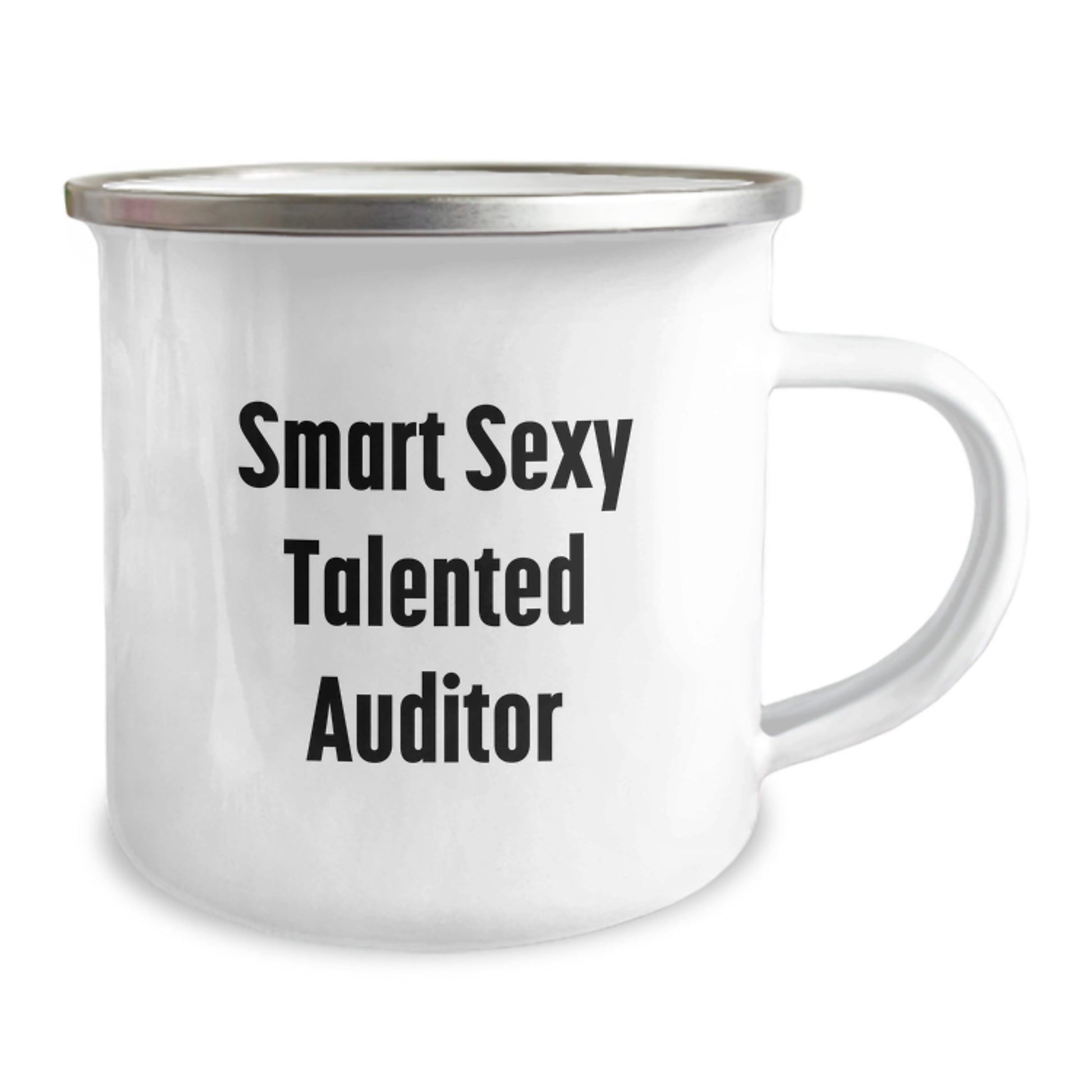 Funny Auditor Gifts for Women Gifts from Friends for Auditor Graduation Unique Gifts Smart Sexy Talented Auditor Camping Mug - Image 2