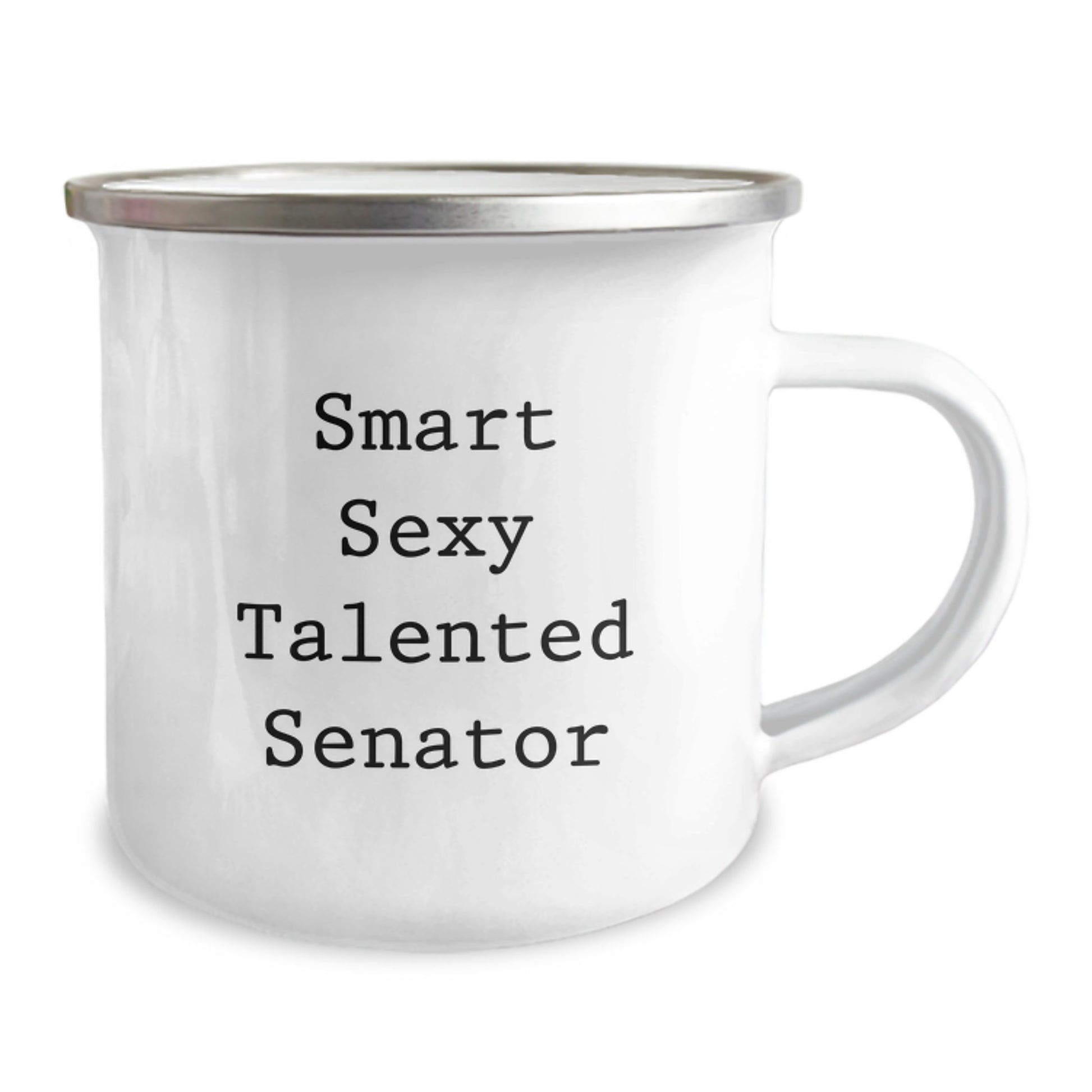 Funny Senator Gifts for Men from Friends - Camping Mug with Quote 'Smart Sexy Talented Senator' for Graduation Unique Gifts - Image 2