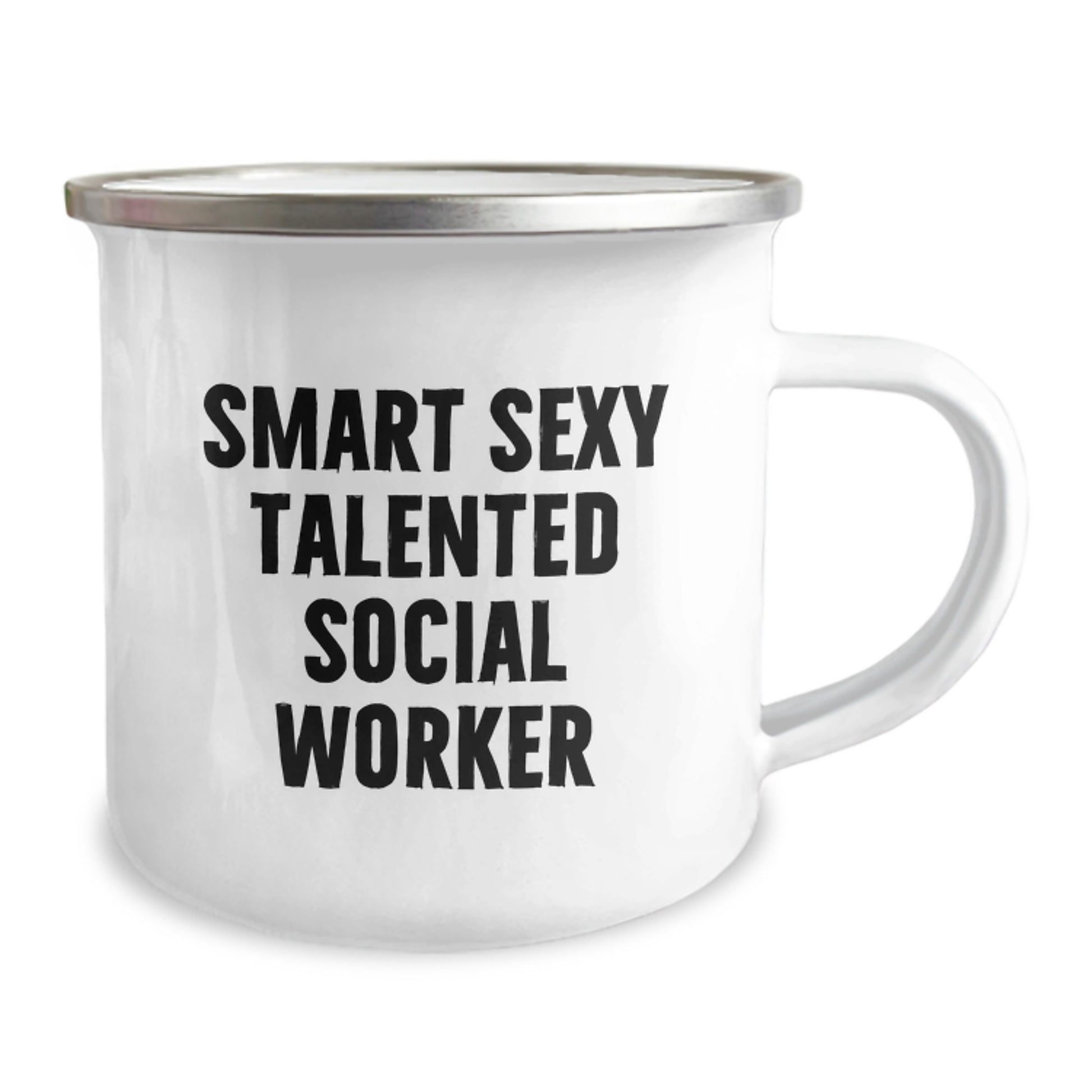 Funny Christmas Unique Gifts for Social Worker Friends and Family - Smart Sexy Talented Social Worker Camping Mug, Unique Christmas Unique Gift Ideas, Social Worker Mugs, Social Worker Coffee Mugs - Image 2
