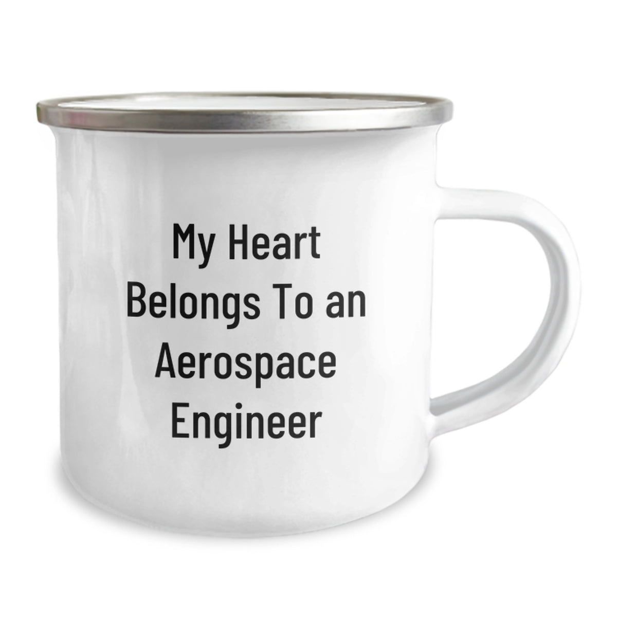 Funny Aerospace Engineer Gifts - My Heart Belongs To An - Camping Mug For Men Women Friends Coworkers Family Birthday Unique Presents - Image 2