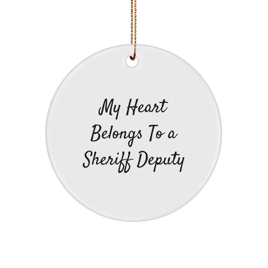 Funny Sheriff Deputy Christmas Unique Gifts from Men to Sheriff Deputy - Image 1