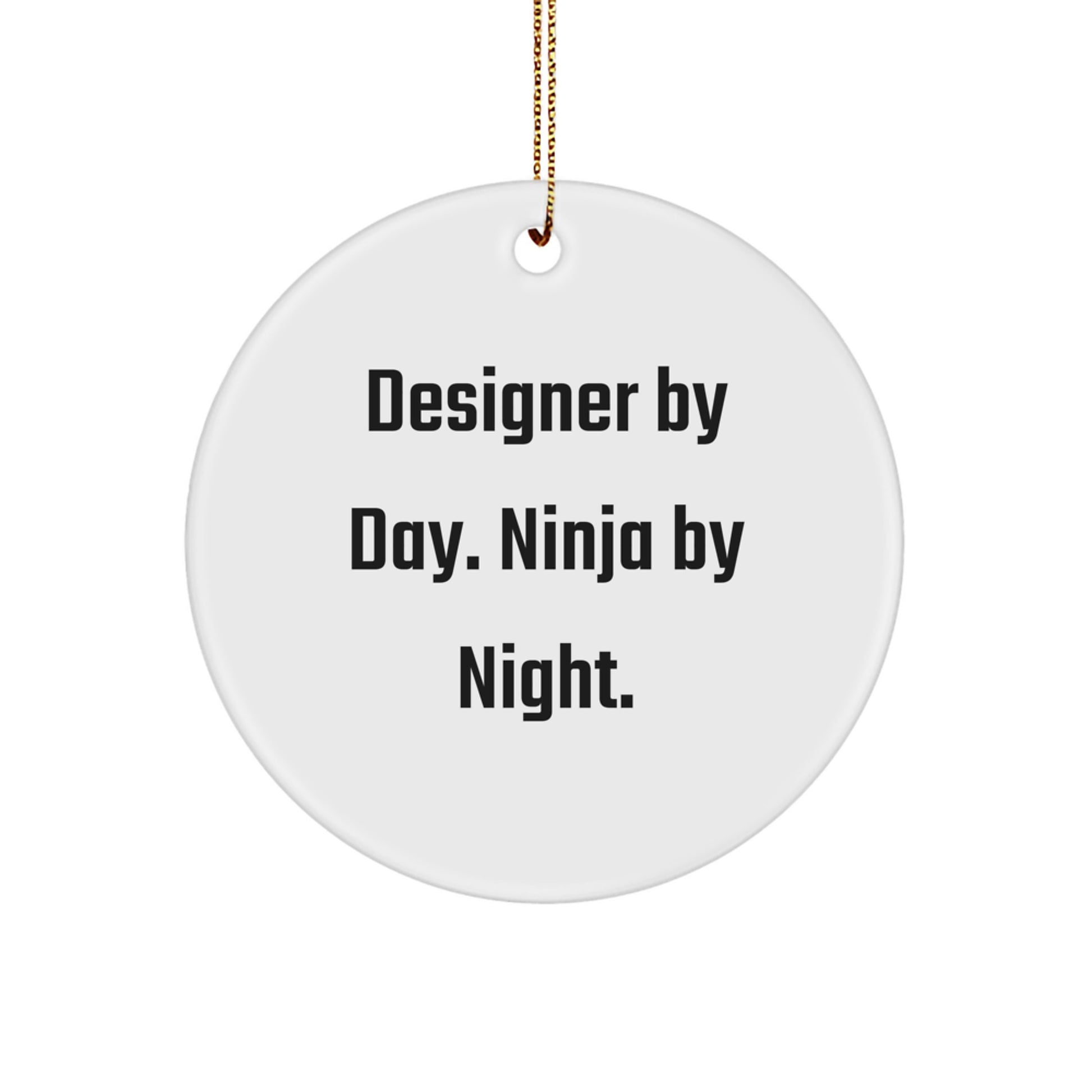 Unique Designer Circle Ornament Gifts from Friends and Family for Christmas - Image 1