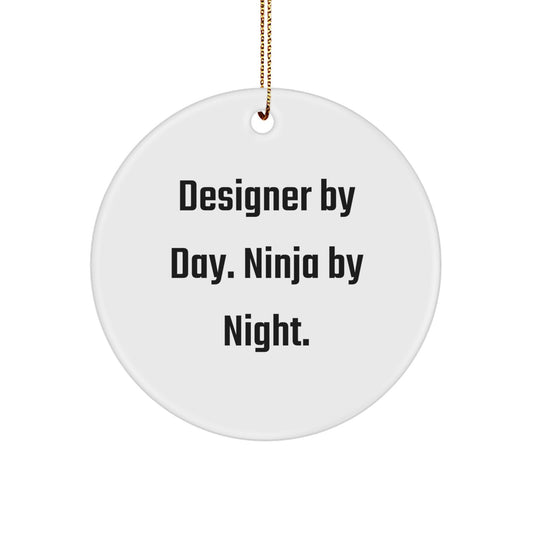 Unique Designer Circle Ornament Gifts from Friends and Family for Christmas - Image 1