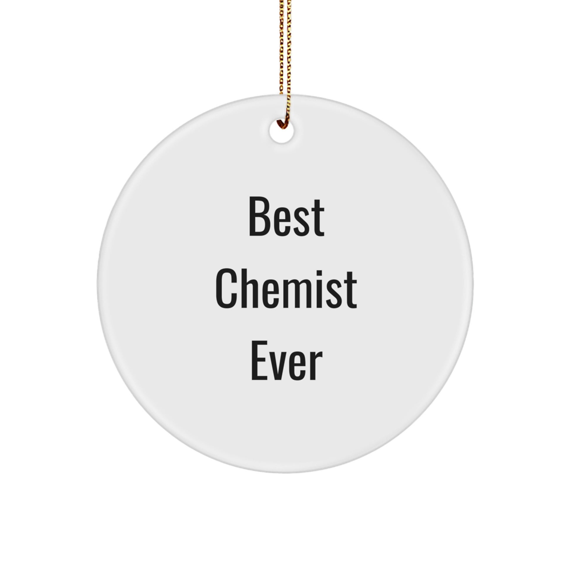 Funny Chemist Circle Ornament Gifts from Family for Best Friends - Image 1
