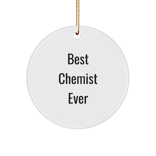 Funny Chemist Circle Ornament Gifts from Family for Best Friends - Image 1