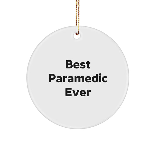 Funny Rescue Worker Circle Ornament Gifts from Friends for Rescue Workers on Christmas Unique Gifts - Image 1
