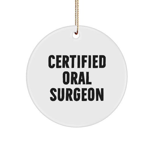 Funny Certified Oral Surgeon Christmas Unique Gifts from Friends for Oral Surgeon Men - Image 1