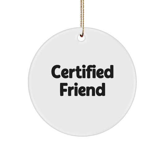 Funny Friend Circle Ornament Gifts from Friends for Friends Christmas Unique Finds - Image 1