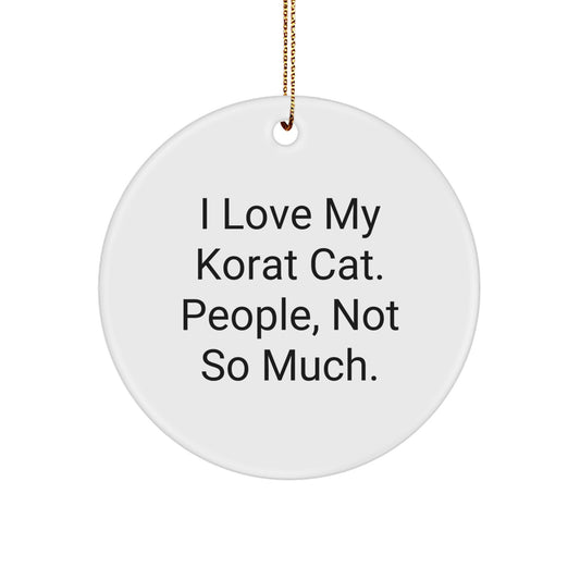 Funny Korat Cat Gifts from Family Christmas Unique Gifts for Korat Cat Lovers - Image 1