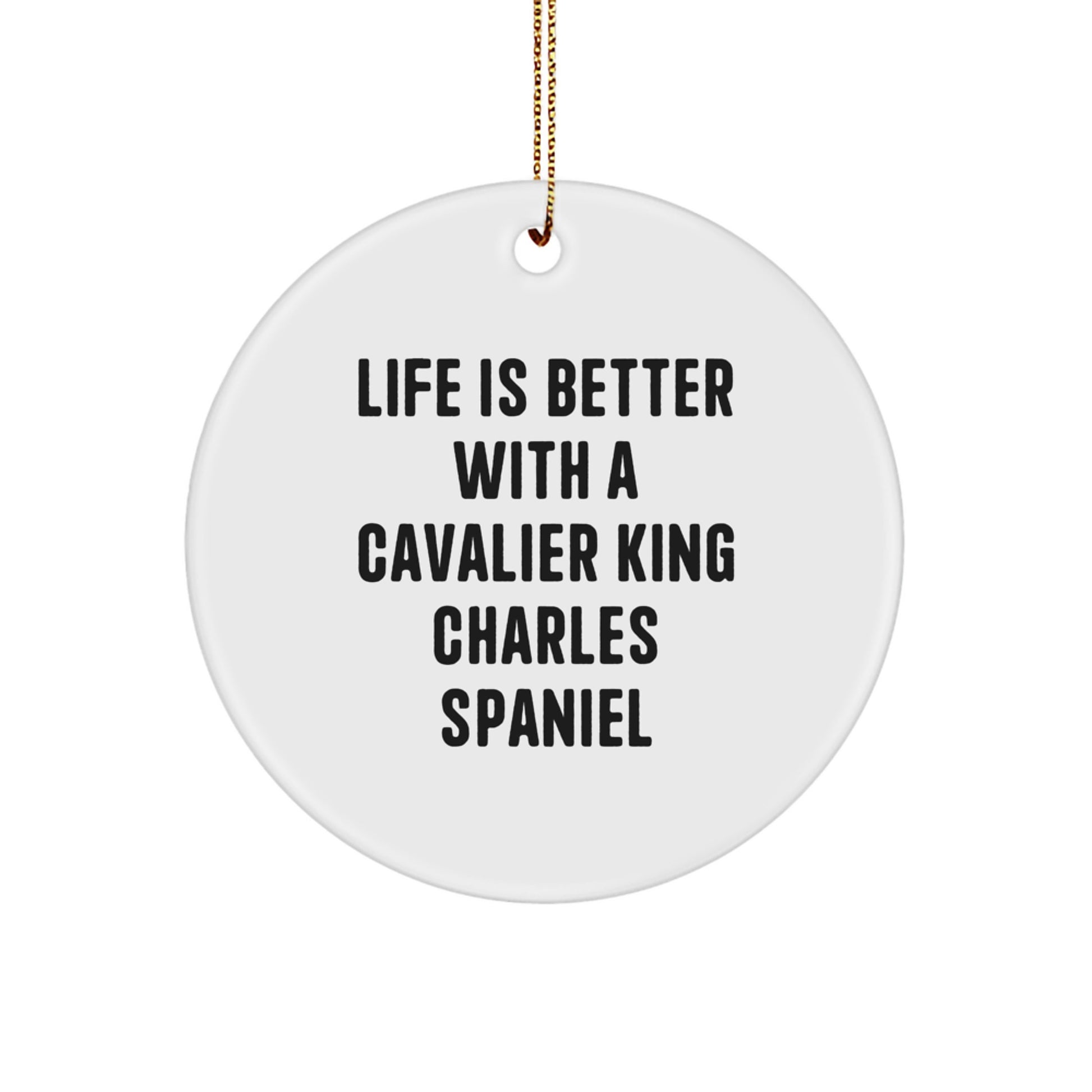 Cavalier King Charles Spaniel Dog Lovers Christmas Unique Gifts from Friends for Family - Image 1