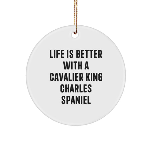 Cavalier King Charles Spaniel Dog Lovers Christmas Unique Gifts from Friends for Family - Image 1