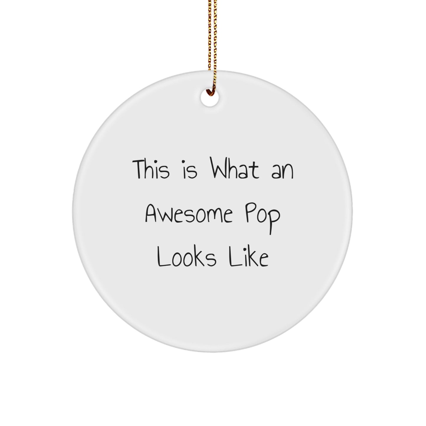 Funny Pop Circle Ornaments, Gifts from Family for Christmas Unique Gifts - Image 1