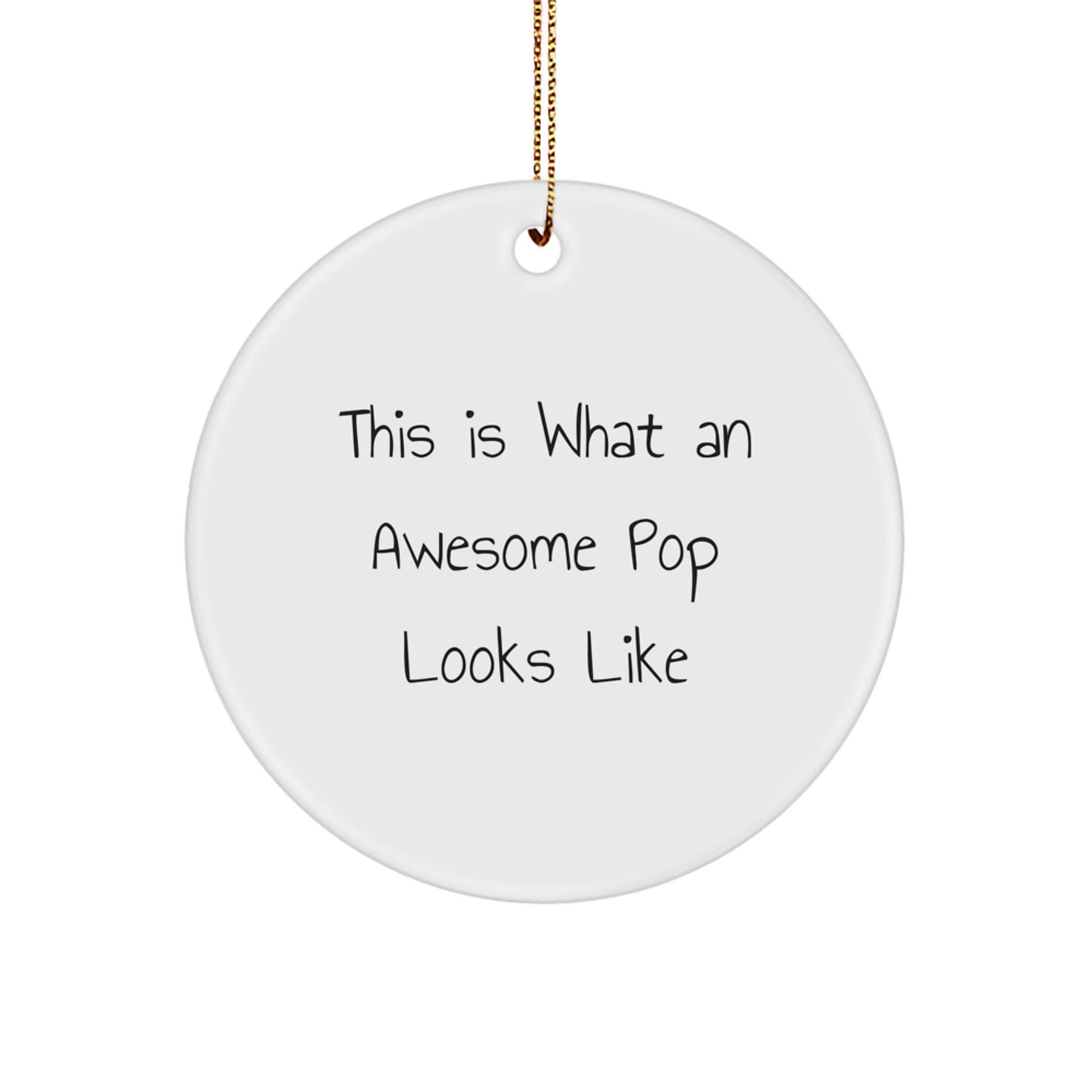 Funny Pop Circle Ornaments, Gifts from Family for Christmas Unique Gifts - Image 1
