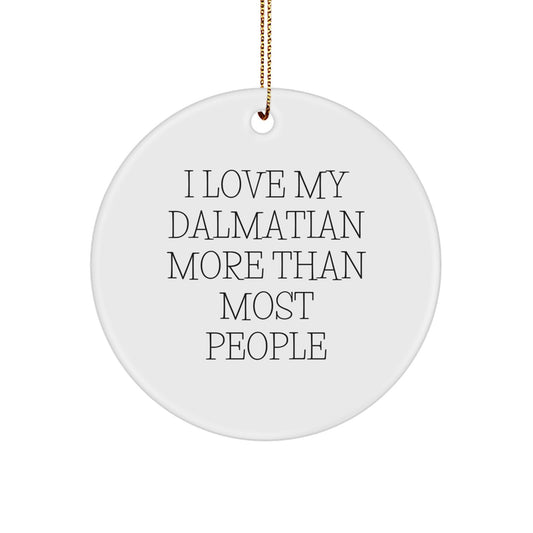 Funny Dalmatian Dog Gifts for Men, Women, Friends, Coworkers, Family - Christmas Unique Ornaments for Home Decor - Image 1