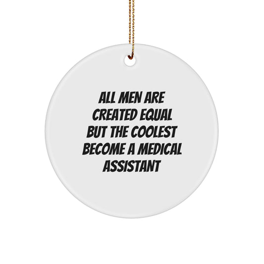 Funny Medical Assistant Ornaments for Christmas Unique Gifts from Friends to Family - Image 1