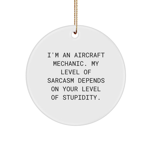 Funny Quotes for Aircraft Mechanic, Gifts from Friends, Christmas Unique Gifts - Image 1