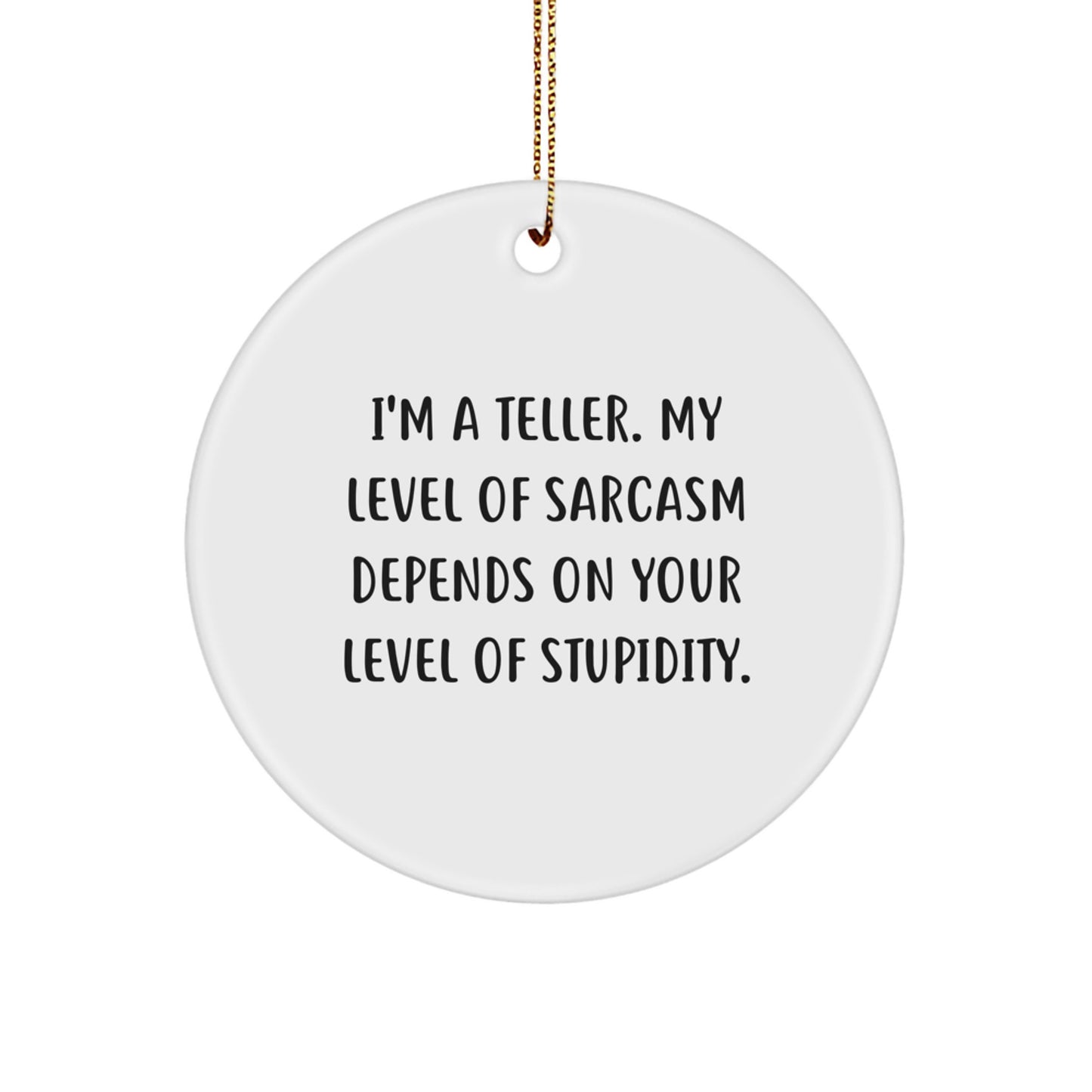 Funny Teller Gifts from Friends - Christmas Unique Gifts for Teller Man - Image 1