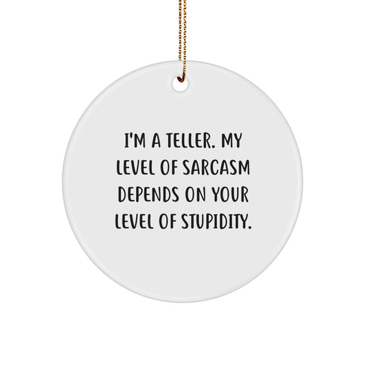 Funny Teller Gifts from Friends - Christmas Unique Gifts for Teller Man - Image 1