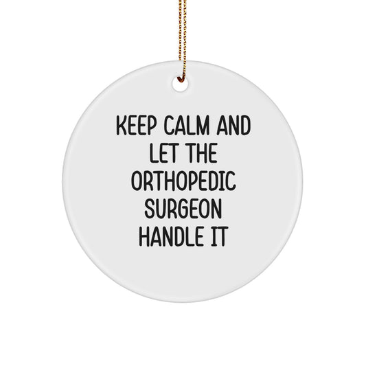 Funny Orthopedic Surgeon Christmas Unique Gifts from Friends for Christmas Unique Office Decorations - Image 1