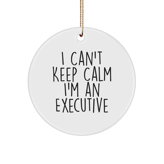 Funny Executive Circle Ornament Gifts from Men to Executive Friends for Christmas Unique Decorations - Image 1