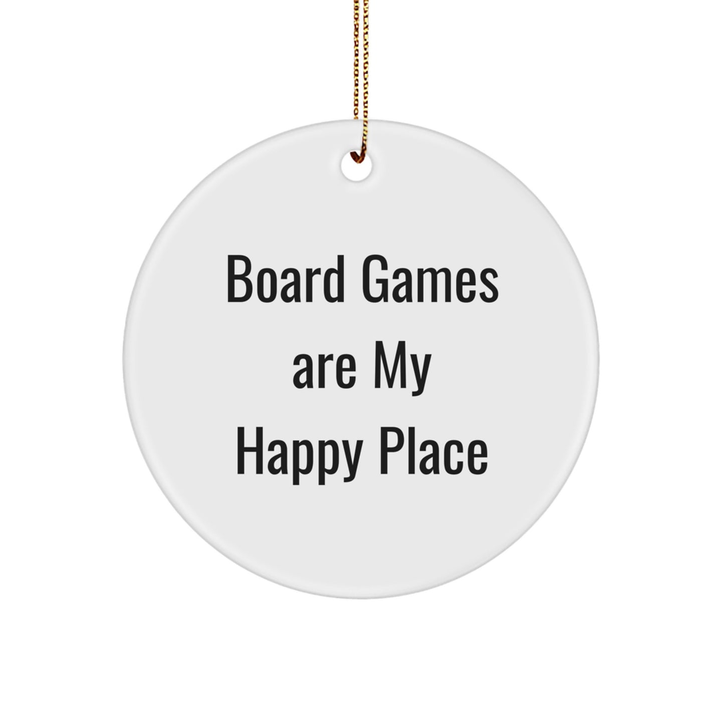Funny Circle Ornament for Board Games Enthusiasts Gifts from Family to Board Games Lovers at Christmas - Image 1